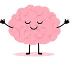 Decorative icon representing thinking and learning support