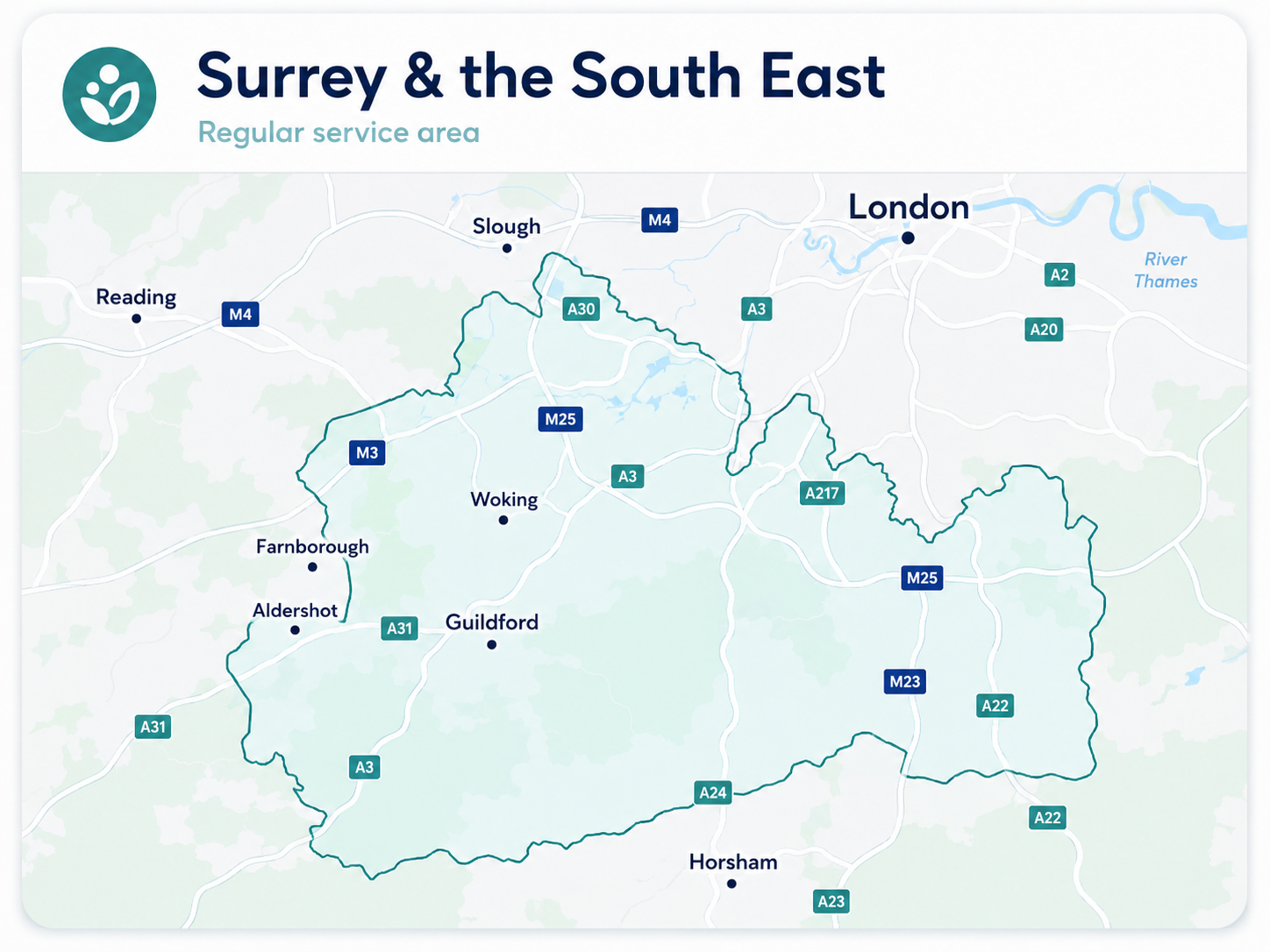 Surrey and the South East Surrey and the South East